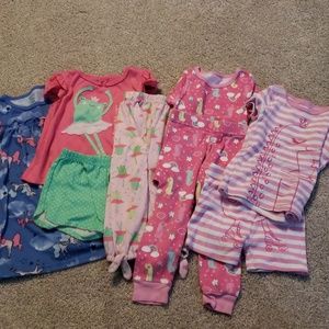 8 pieces. Pajamas